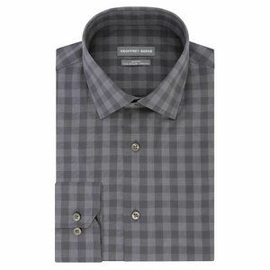 NWT Geoffrey Beene Regular-Fit Stretch Flex Shirt